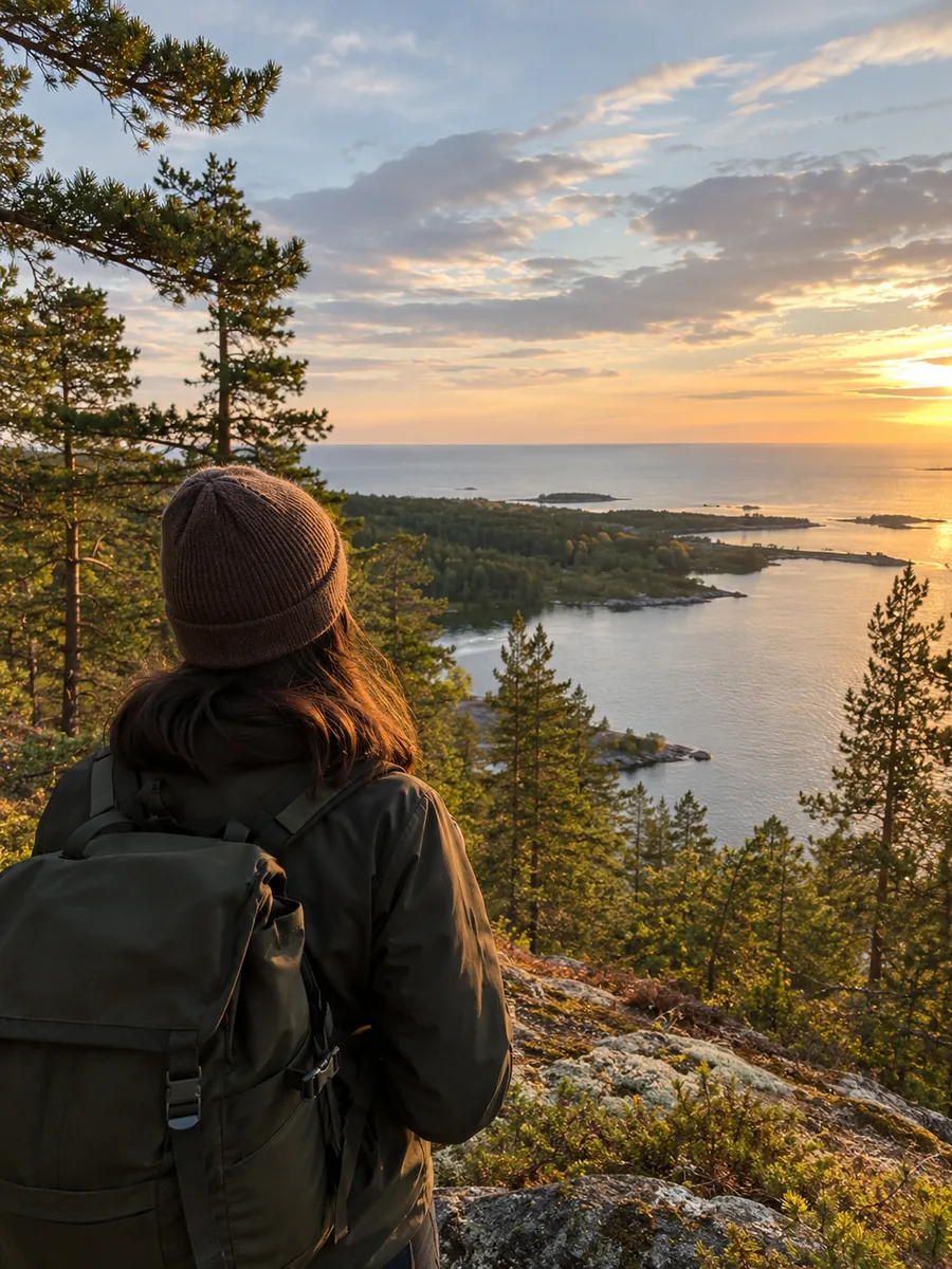 Vue sur le parc national de Lahemaa